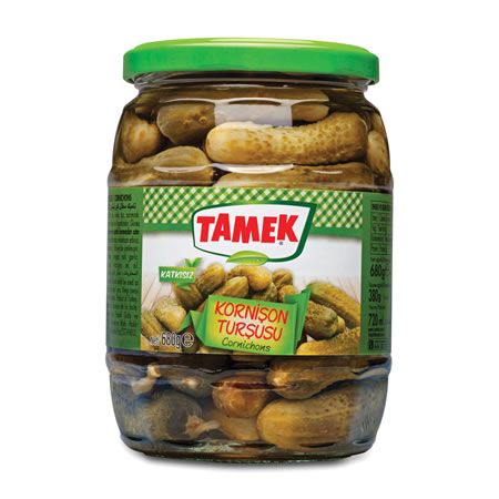 Turşu cornichons - mükemmel meze Turşu cornichons - mükemmel meze